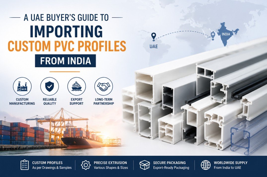 Import Custom PVC Profiles from India to UAE