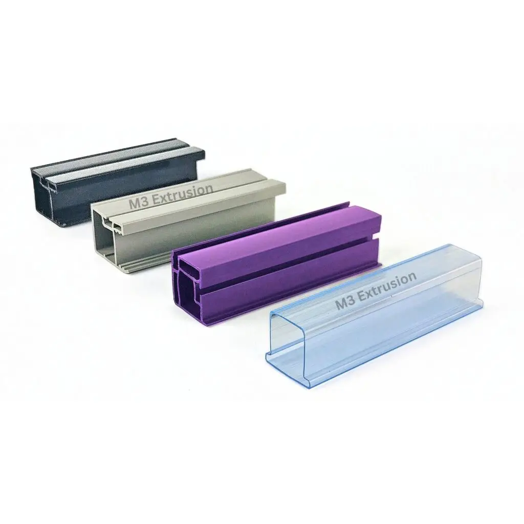 PVC extrusion profiles