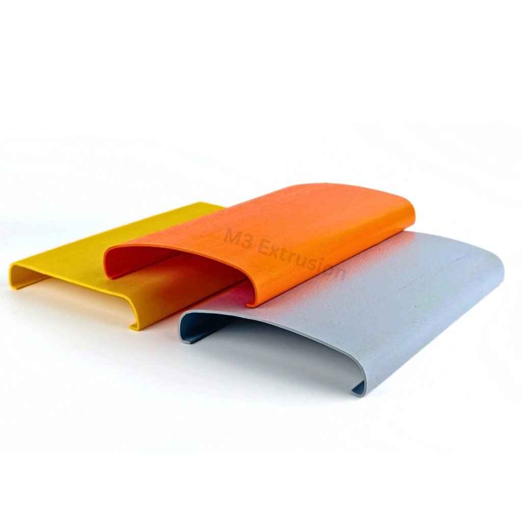 plastic PVC extrusion profile