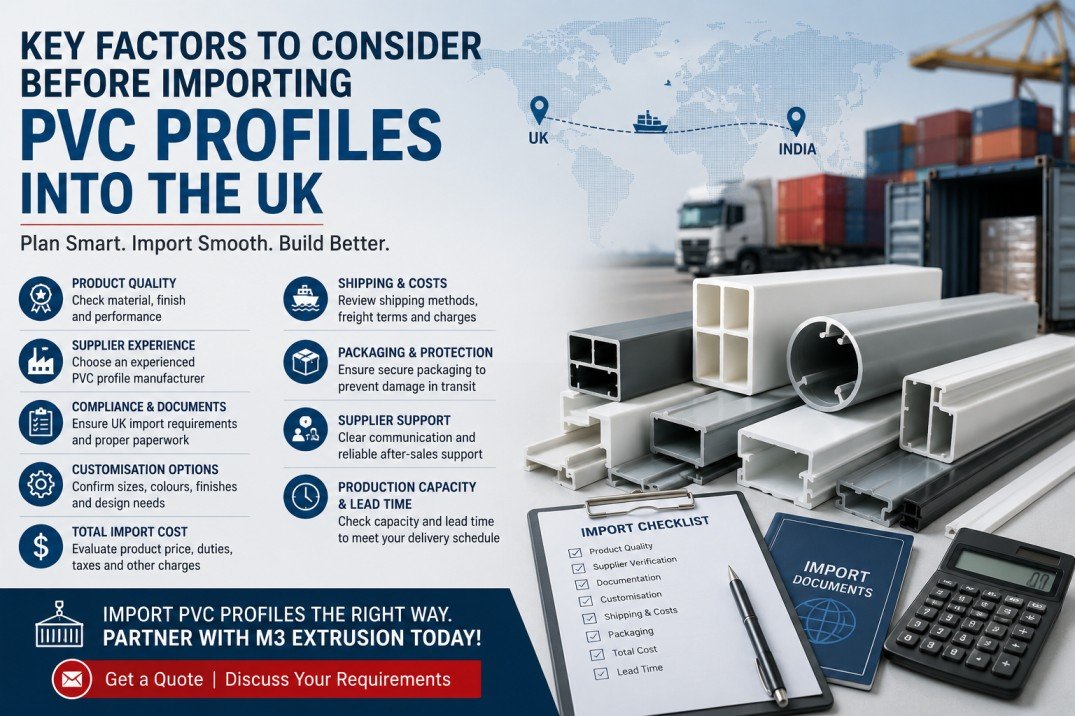Key factors for importing PVC profiles