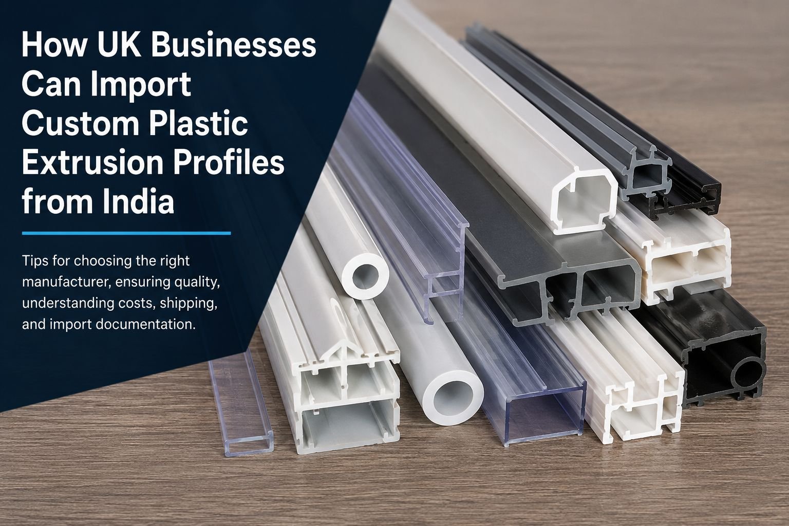 Import Custom Plastic Extrusion Profiles from India to UK