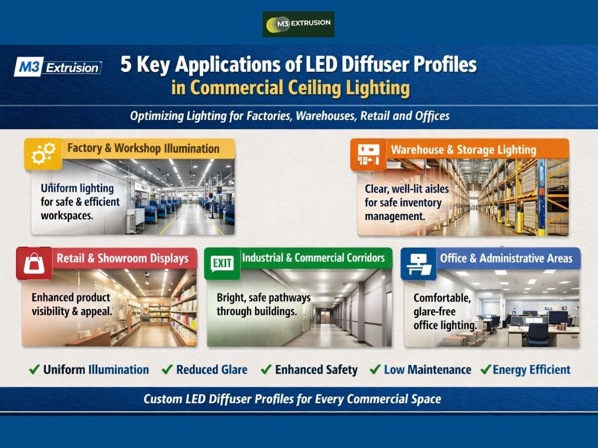LED Diffuser Profile Applications