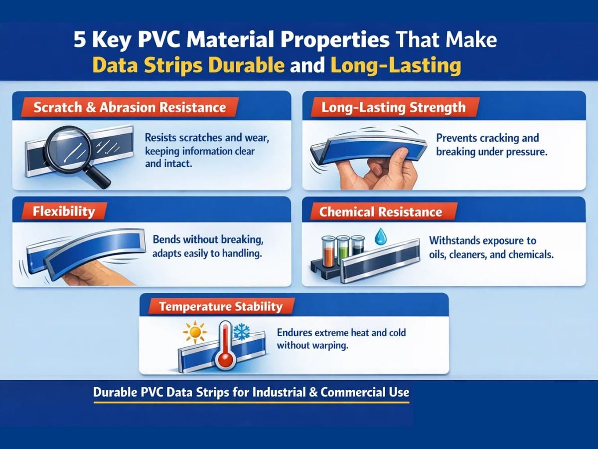 PVC Material Properties That Make Data Strips Durable and Long-Lasting