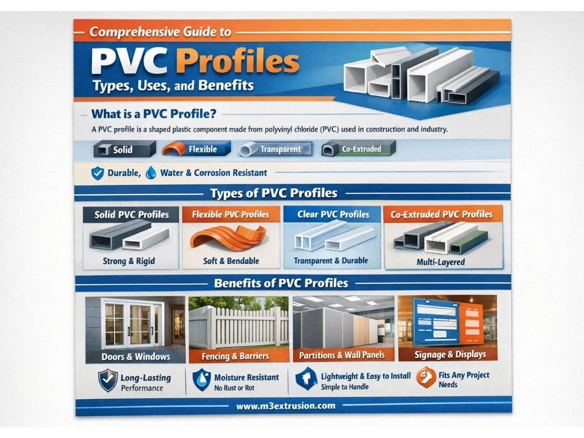 PVC Profiles Types, Uses, and Benefits
