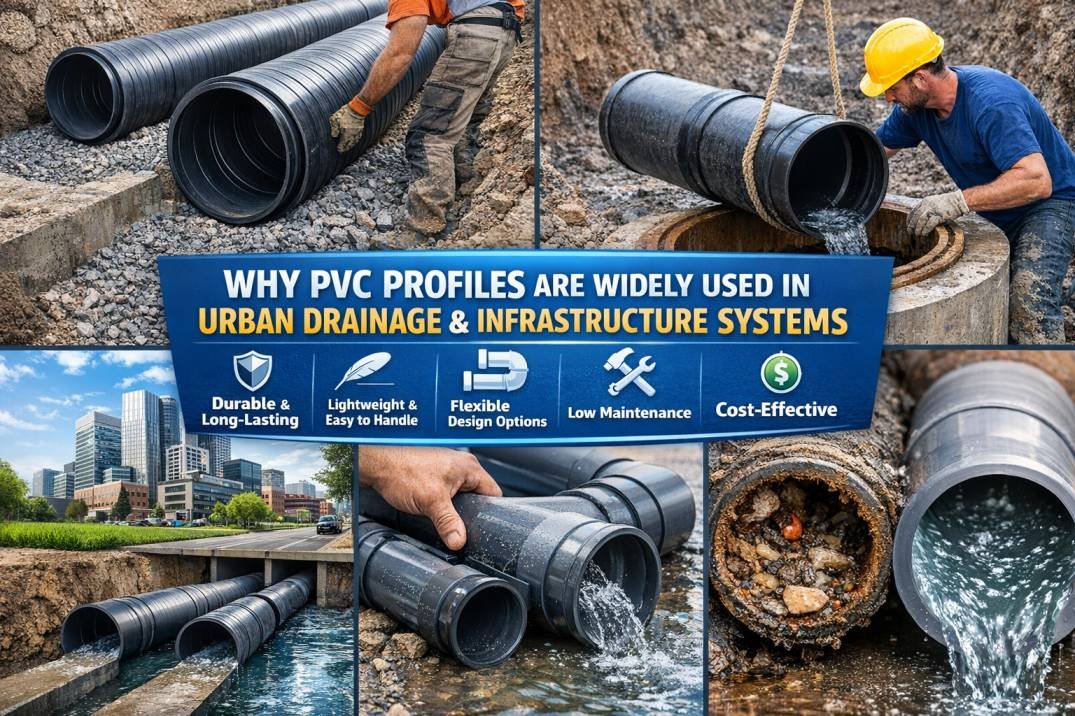 PVC Profiles in Urban Drainage and Infrastructure Systems