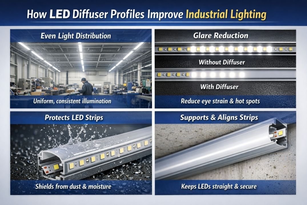 Extruded LED Diffuser Profiles