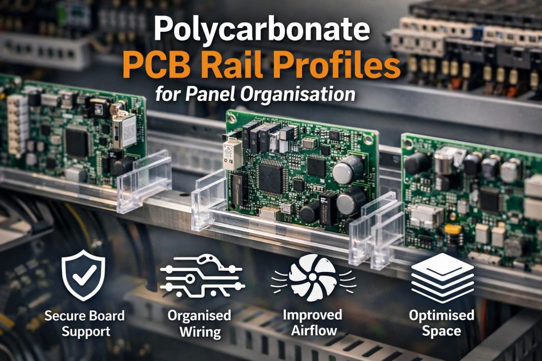 Polycarbonate PCB Rail Profiles