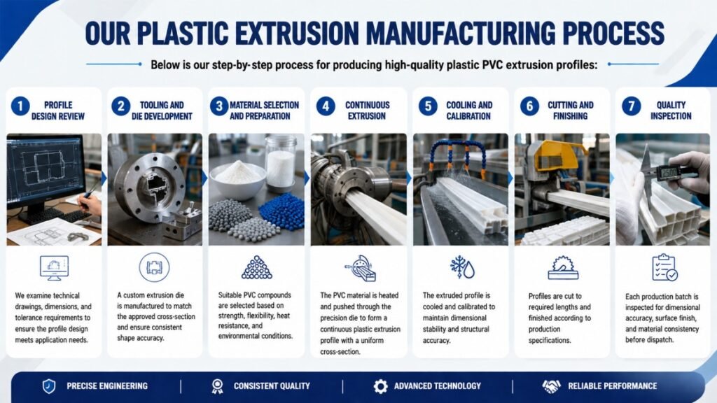 Our Plastic Extrusion Manufacturing Process