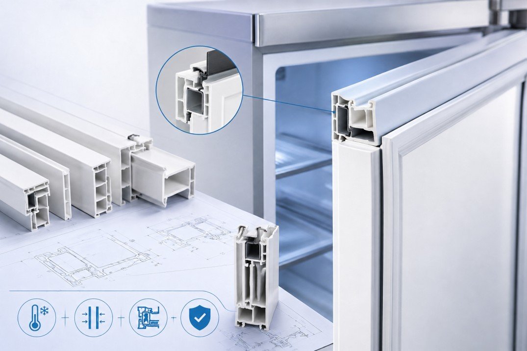 Rigid PVC Profiles for Refrigerator Doors