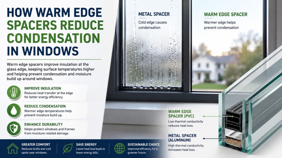 Warm Edge Spacers Reduce Condensation in Glass Windows