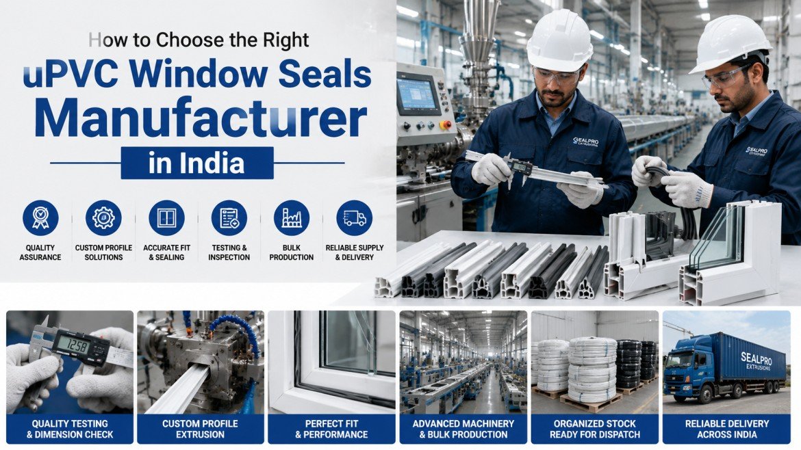 uPVC Window Seals Manufacturer in India
