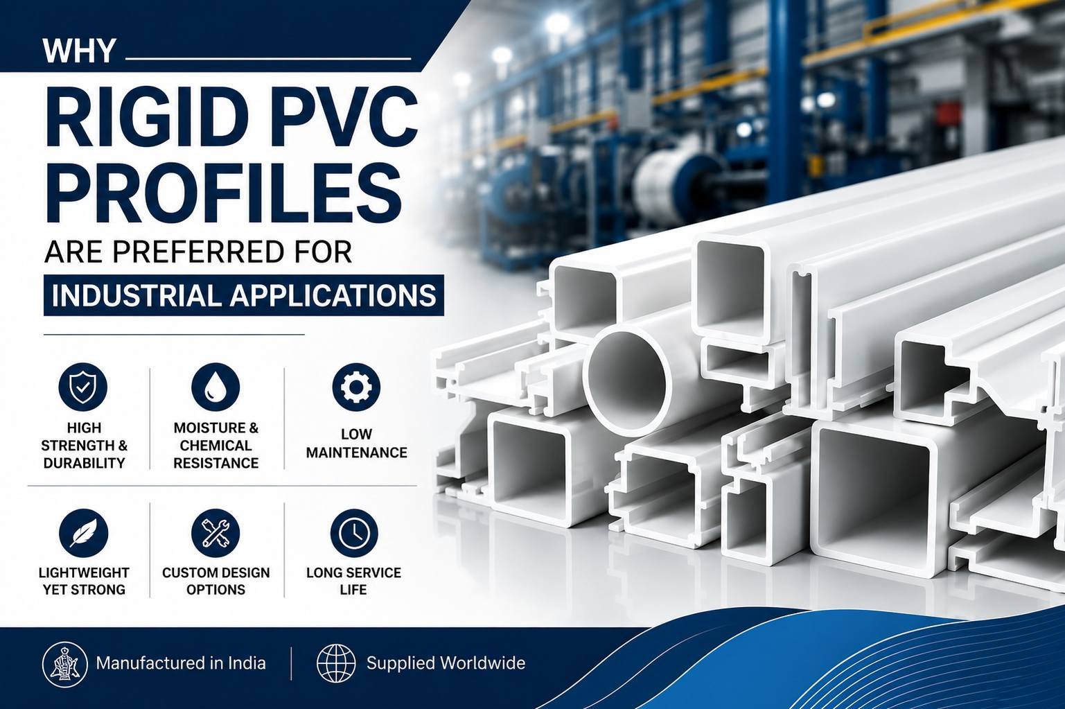 why rigid pvc extrusion are preferred for industrial applications