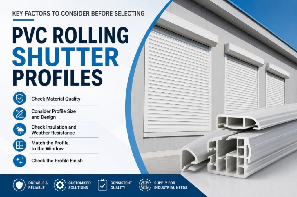 Key Factors for Choosing PVC Rolling Shutter Profiles
