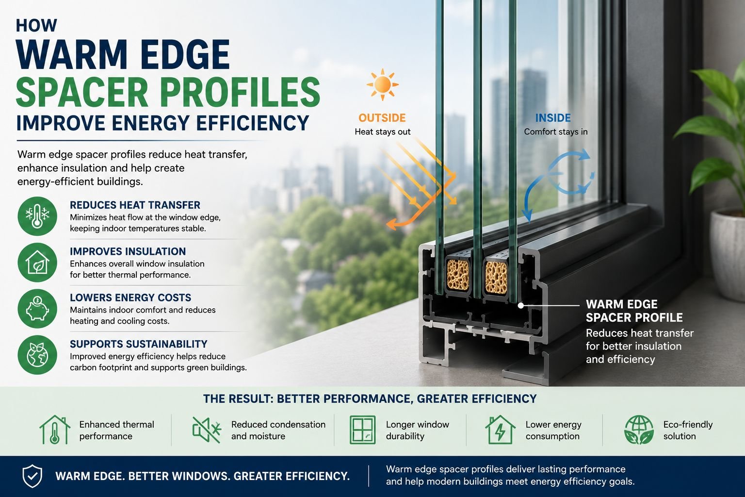 Warm Edge Spacer Profiles Improve Energy Efficiency