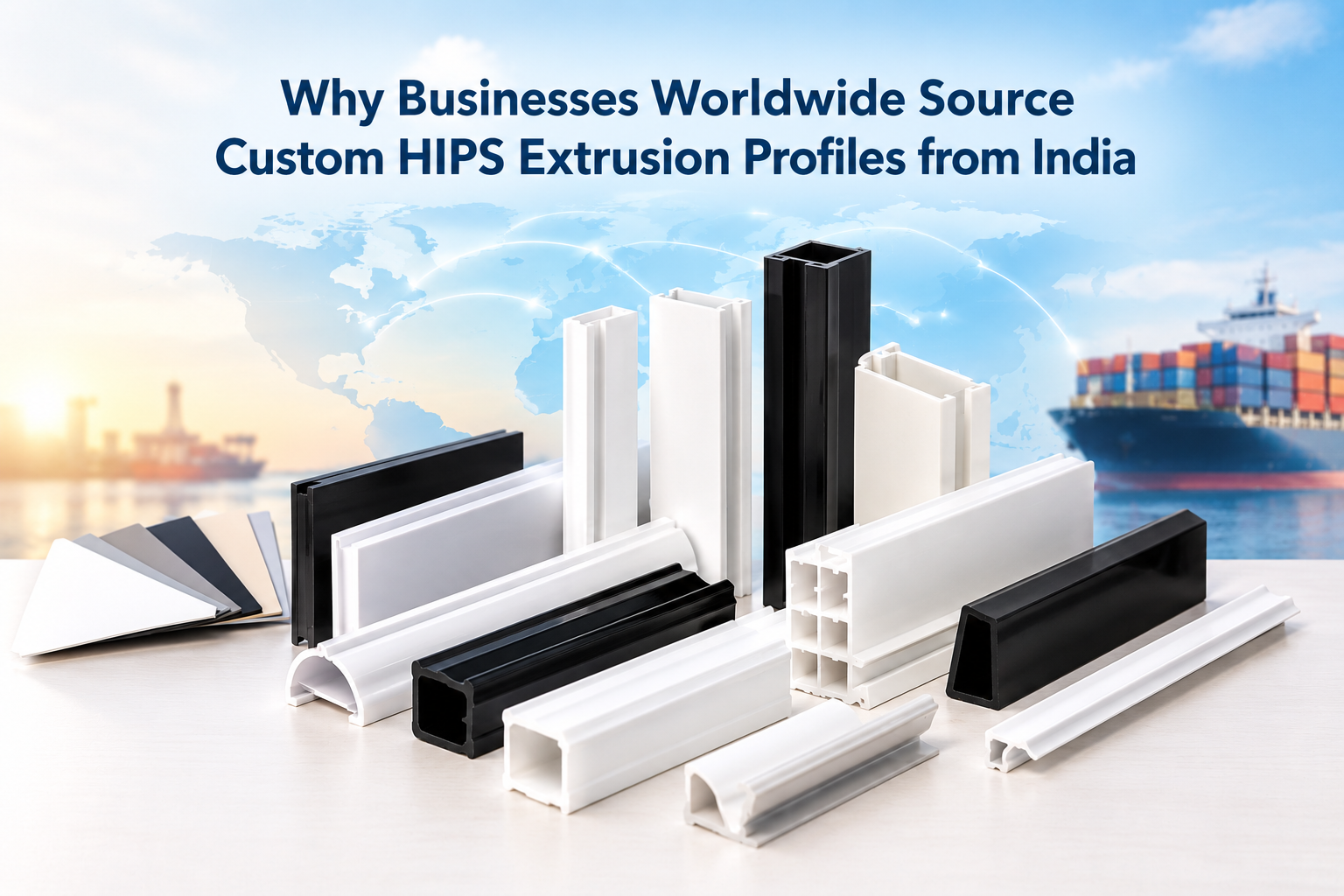 Custom HIPS Extrusion Profiles from India