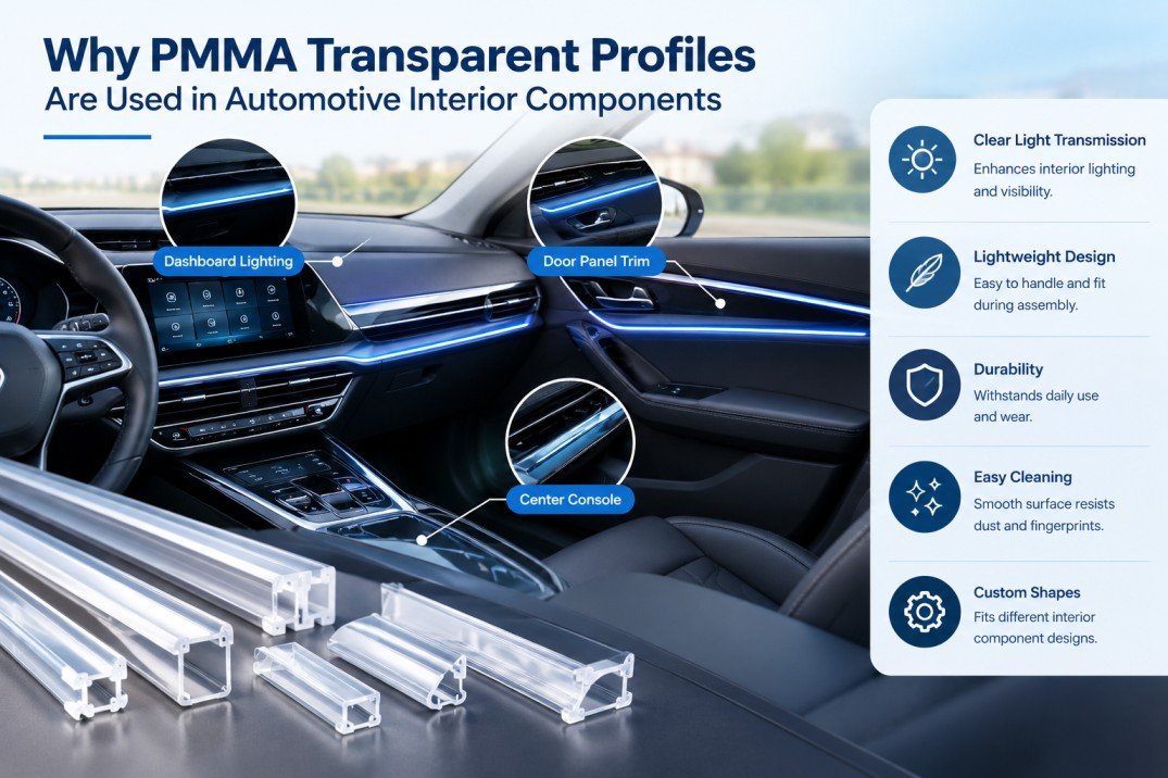 PMMA Profiles in Automotive Interiors
